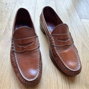Men’s Allen Edmonds Kenwood Dress Penny Loafers - 10.5D - Brown